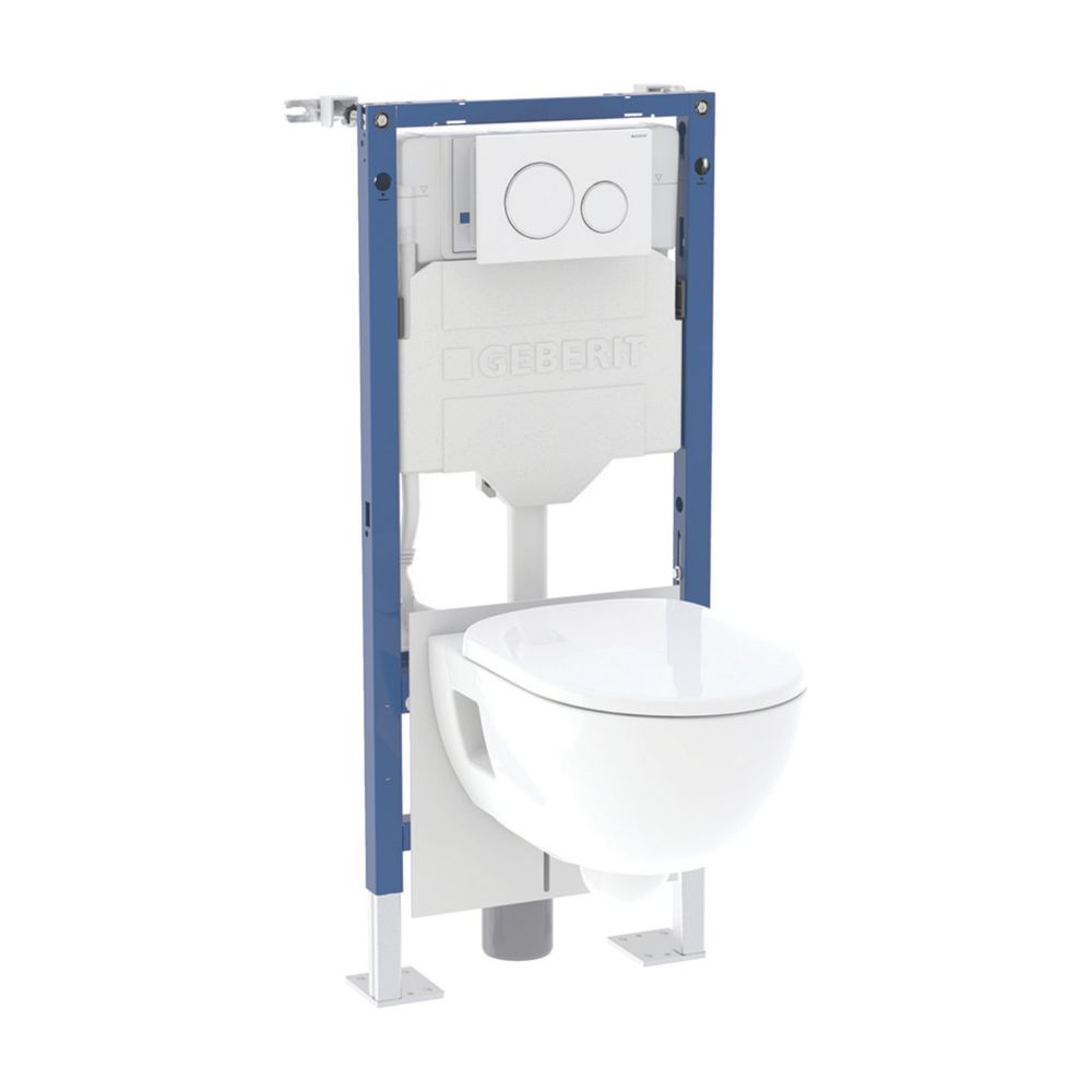 Pack WC suspendu autoportant sans bride Renova Sigma 1120mm Geberit