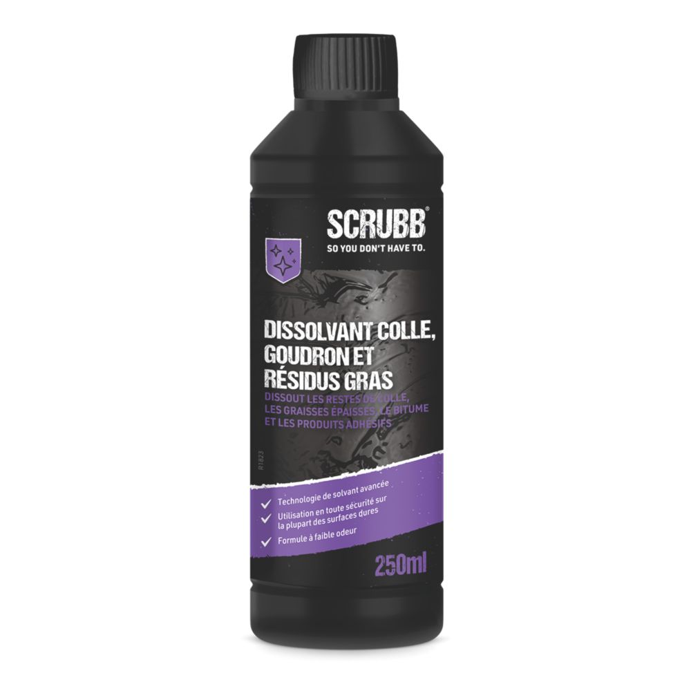 Dissolvant de colle et de résidus collants Scrubb 250ml 