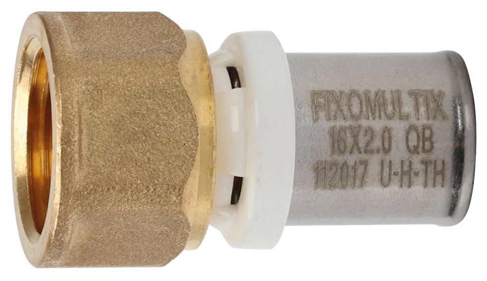 Raccord fixe femelle multicouche à sertir 16mm x 15/21 - 1/2" Fixoconnect