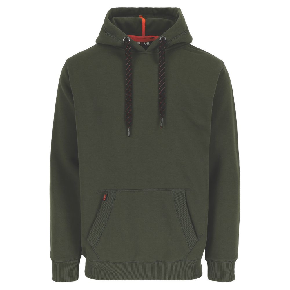 Sweat à capuche Herock Hesus vert taille XXL