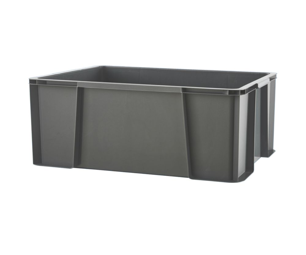 Bac euro pour utilisation intensive Sundis 27L gris foncé
