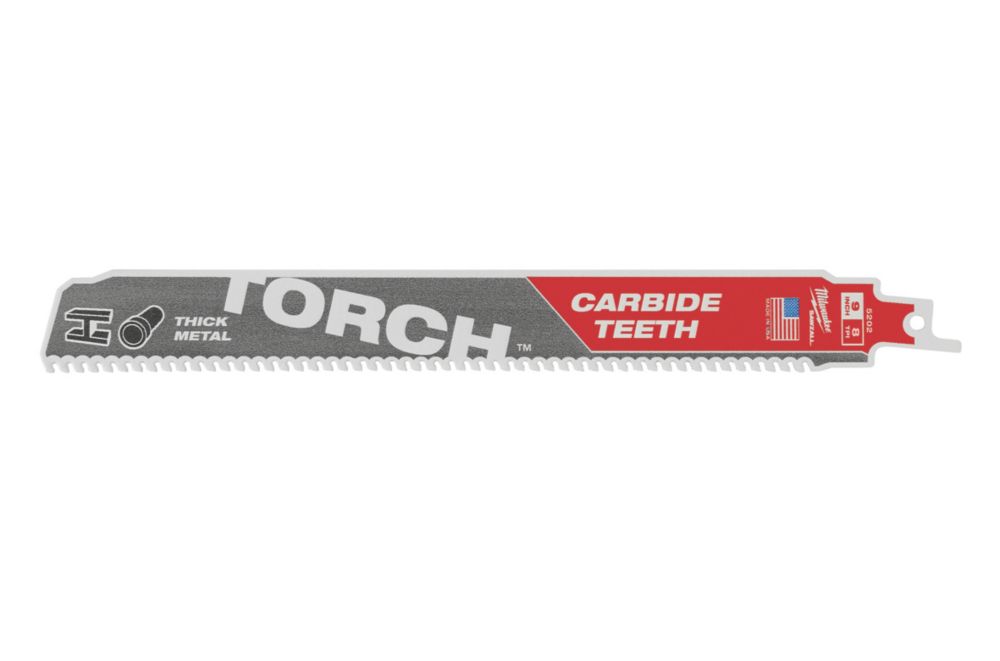 Lot de 5 lames de scie sabre en métal Sawzall 48475502 Milwaukee 230mm
