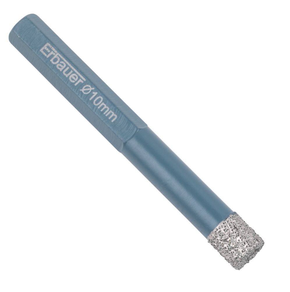 Foret diamant carrelage 10 x 80mm Erbauer