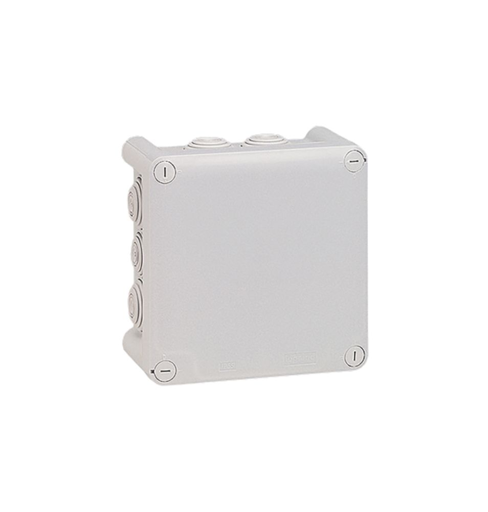 Boîte de dérivation carrée Plexo 10 entrées Legrand 150mm x 81mm x 150mm