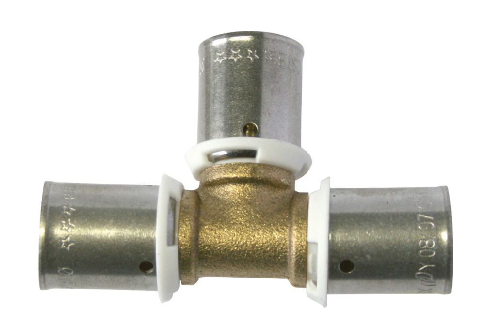 Té égal PER à sertir 16mm Fixoconnect