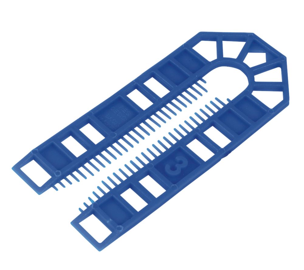 200 cales en plastique de grande taille Broadfix 101 x 3 x 43mm