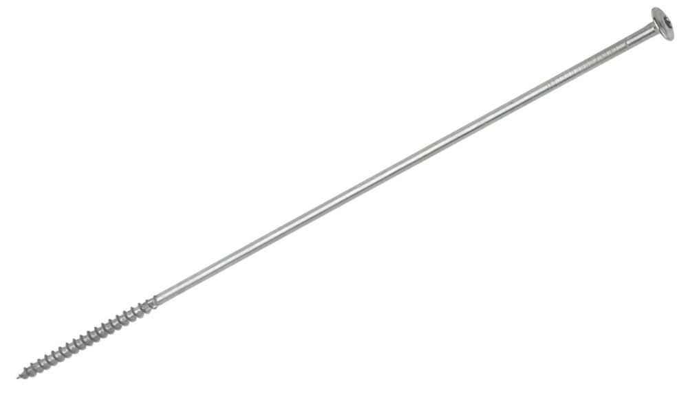 50 vis à bois à revêtement Wirox à collerette Spax Wirox argent 6 x 300mm