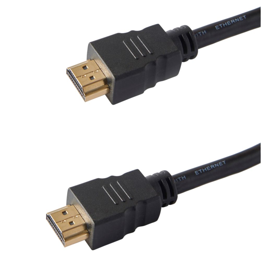 Câble HDMI avec fiche or Blyss, 5m Câbles et fils électriques