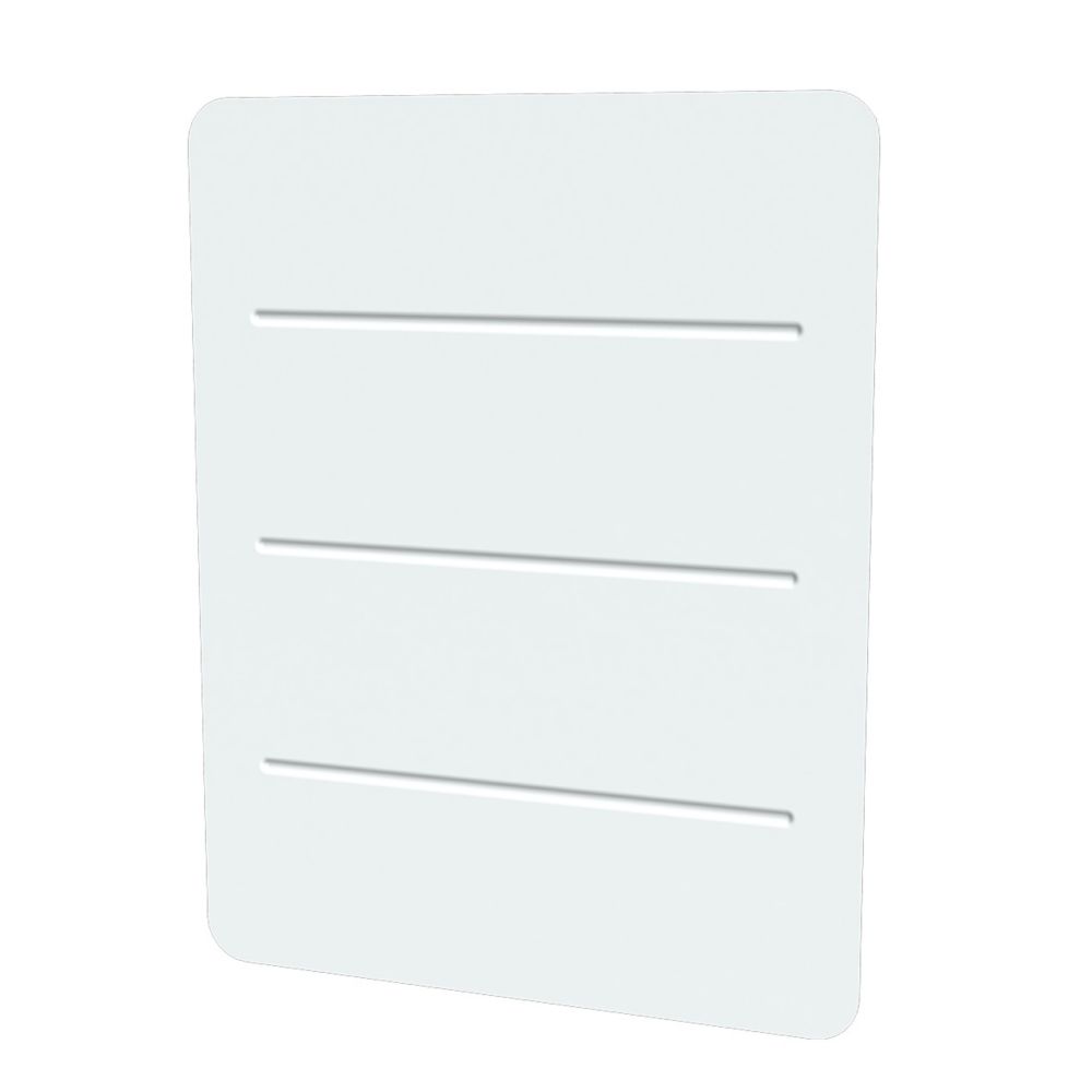 Radiateur double coeur de chauffe céramique + film à inertie sèche Yox blanc 1 000W