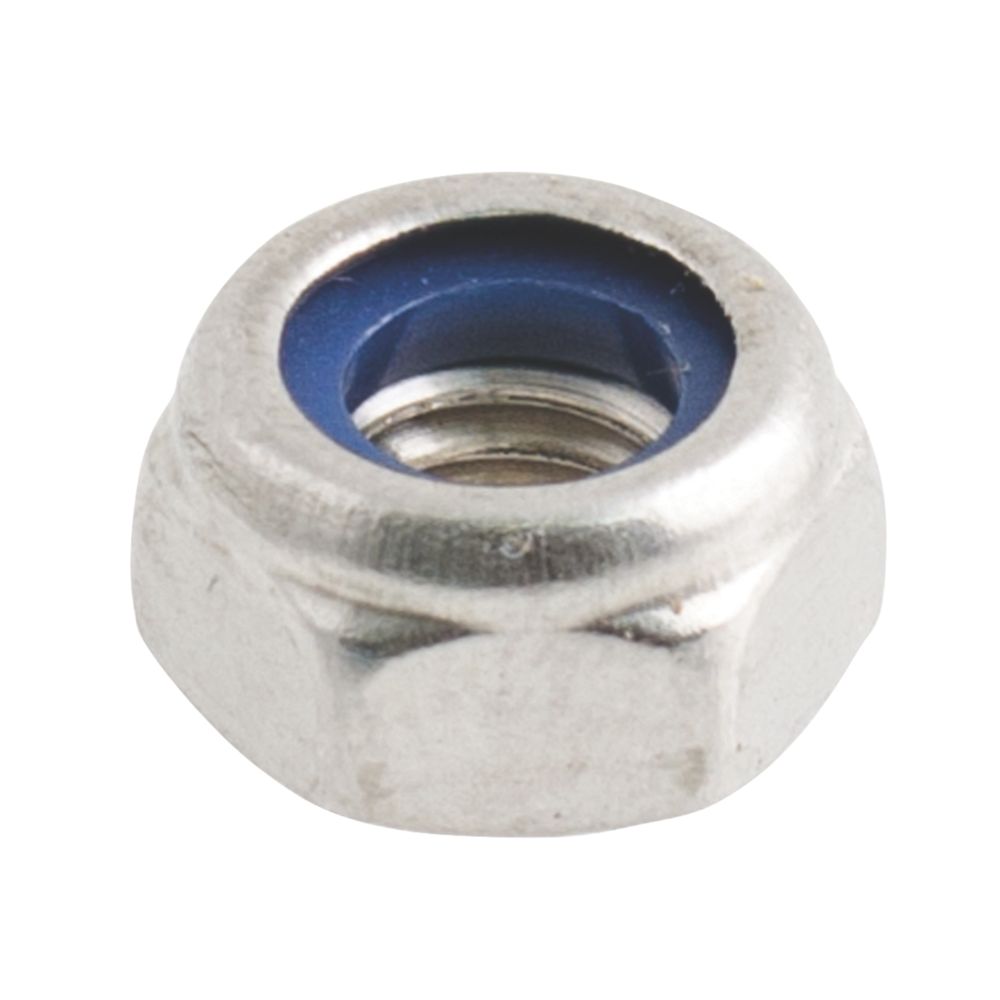 100 contre-écrous en nylon et acier inoxydable A2 Easyfix M6