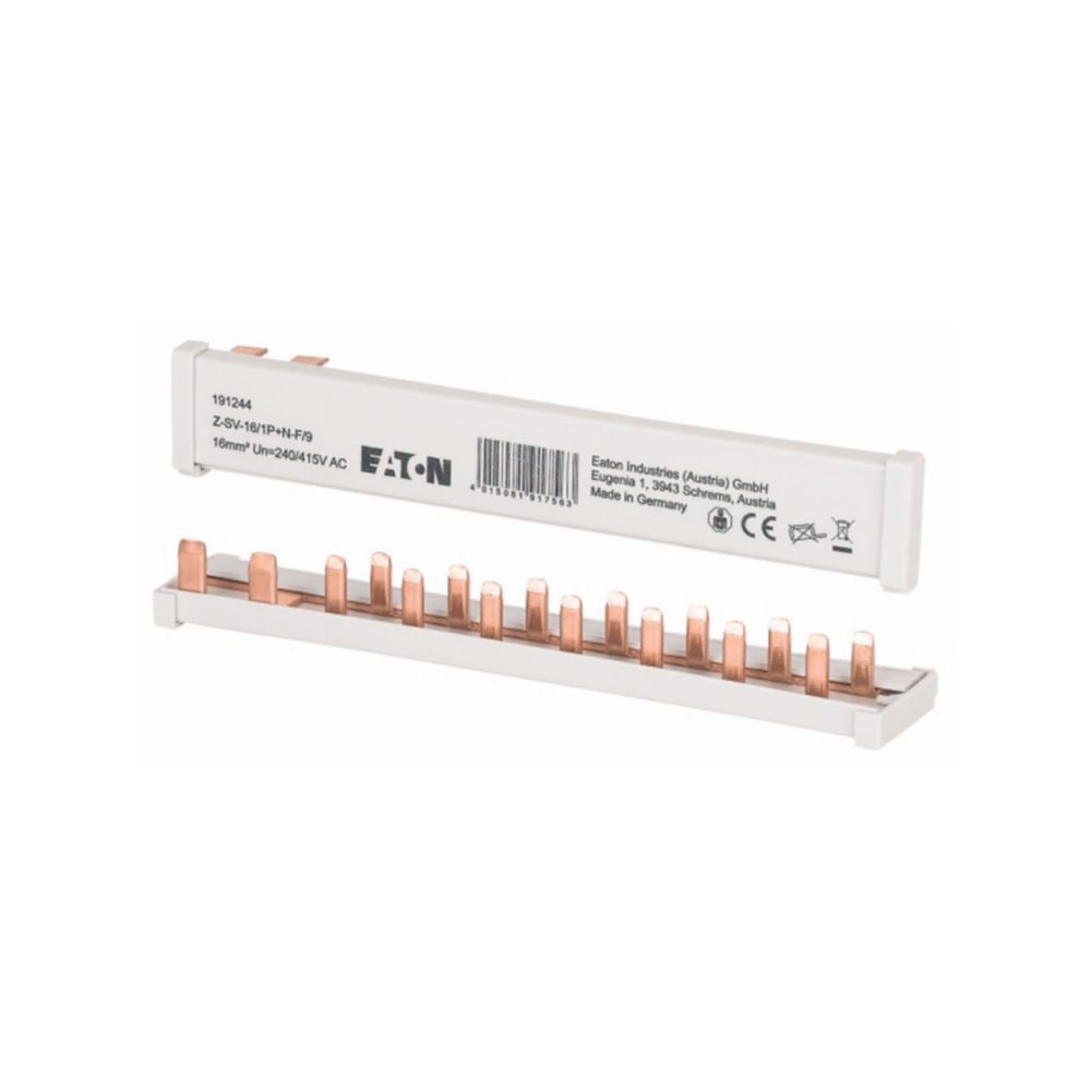 Peigne horizontale 9 modules Eaton 160mm 