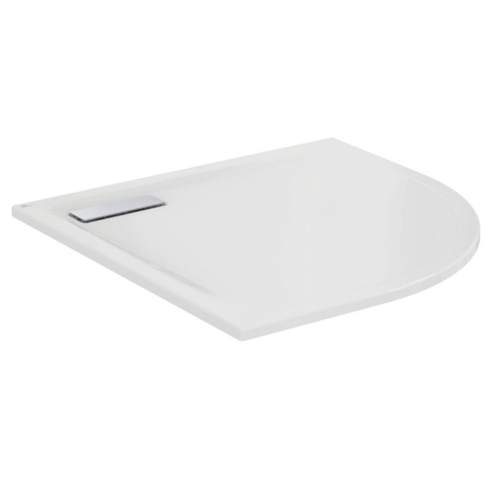 Receveur de douche à angle circulaire Ultra Flat New Ideal Standard blanc 900 x 900 x 25 mm