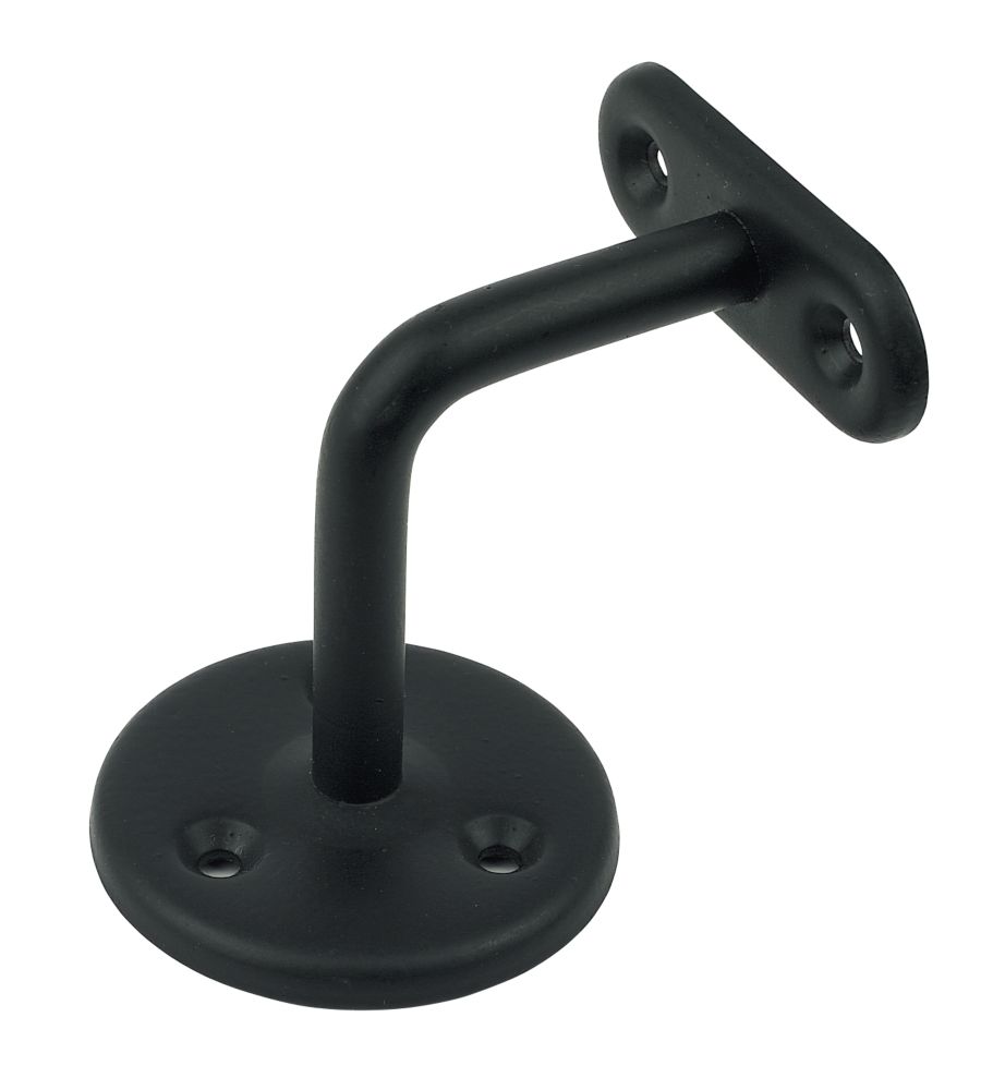 Support de main courante noir 65mm 
