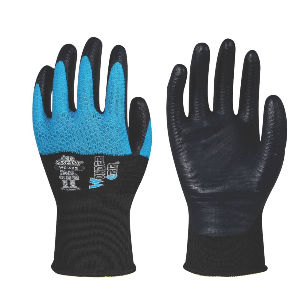 Gants de manutention Wonder Grip WG-422 Bee-Smart bleu/blanc taille XL