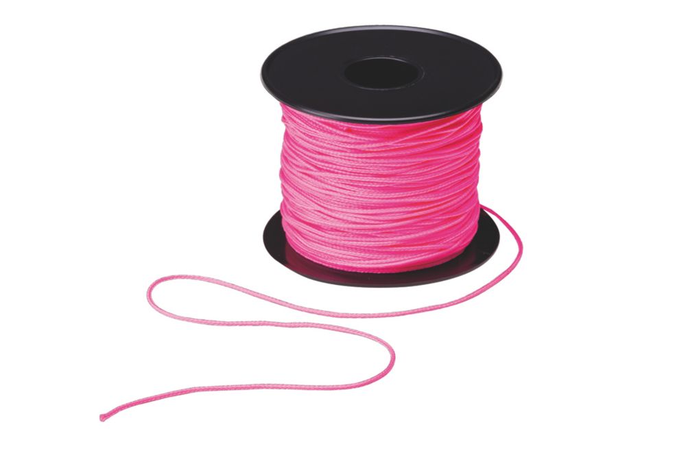 Cordeau Nespoli Rose fluorescent 1,5mm x 100m, 1 pièce