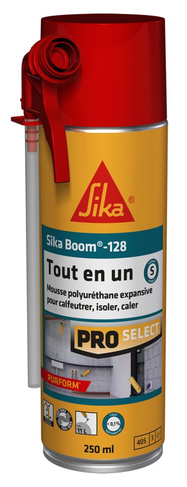 Mousse expansive Sika Sikaboom 128 tout-en-un portative 250ml