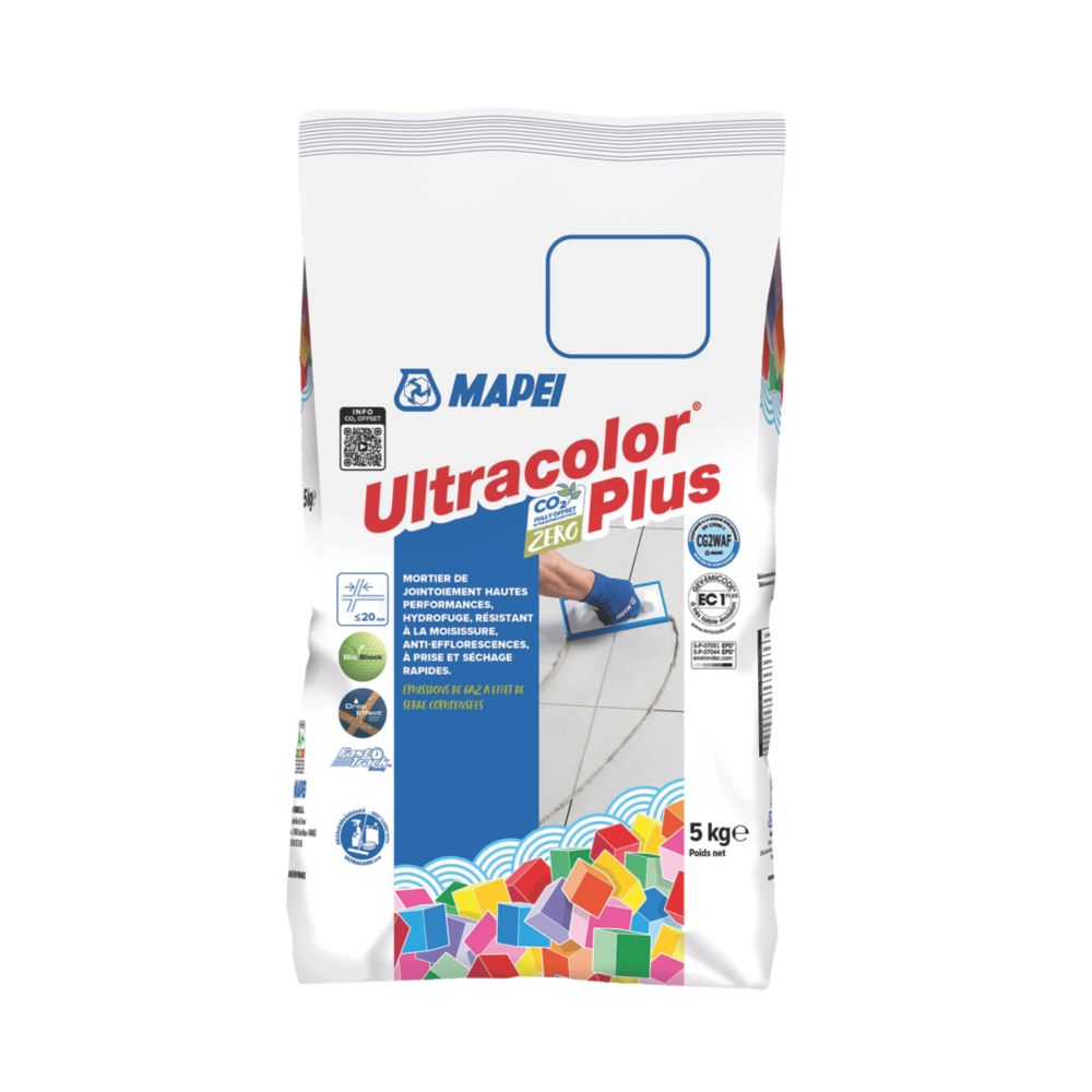 Joint pour murs et sols Mapei Ultracolor Plus 132 beige 5kg