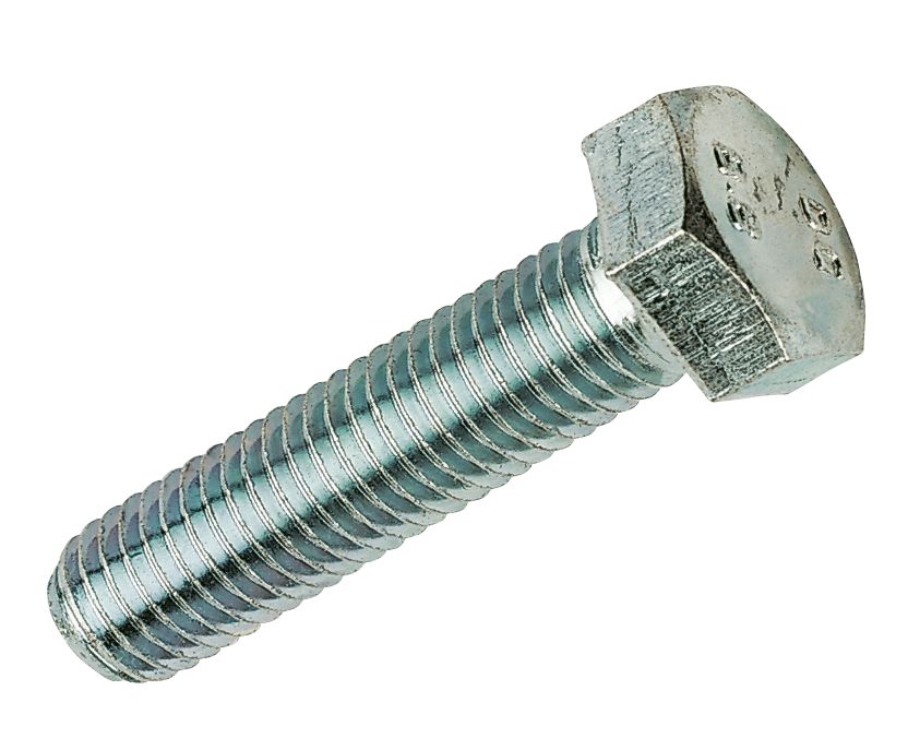 50 vis de réglage en acier zingué brillant Easyfix M12 x 65mm