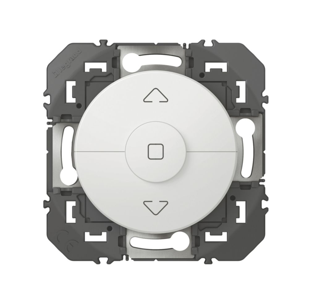 Interrupteur volet rouland 1 poste blanc Legrand Dooxie