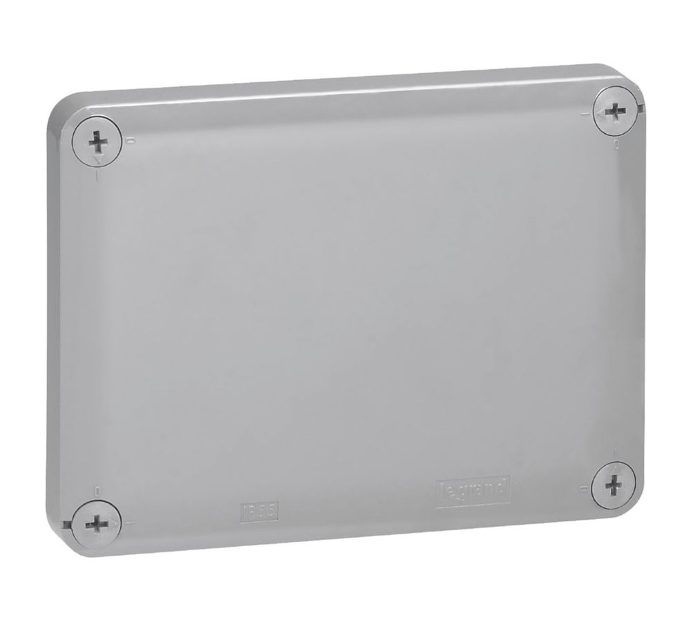 Boîte de dérivation rectangulaire IP55 10 entrées 155x110x74mm Plexo Legrand