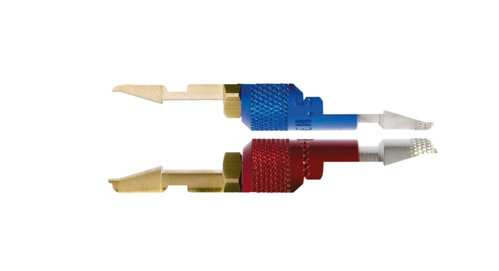 Raccords rapides Castolin avec valves 6mm x 10mm, paire