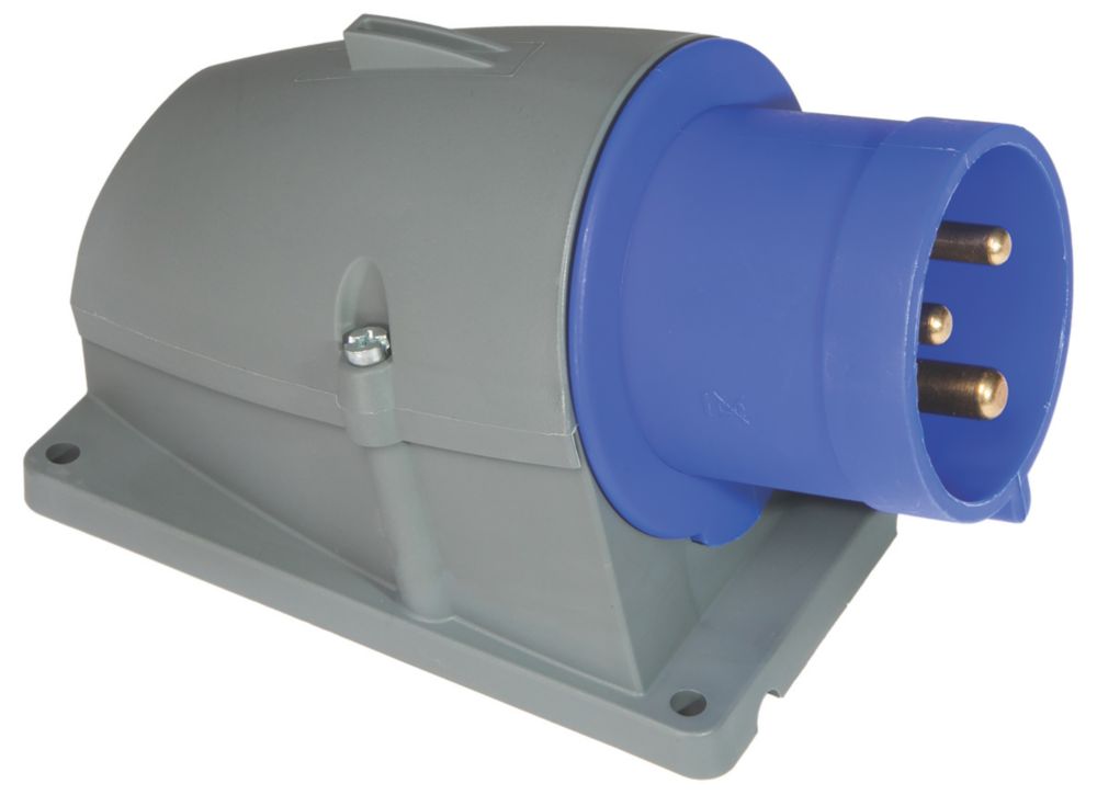 Fiche saillie 32A 2P+E 250V bleue IP44 ABB