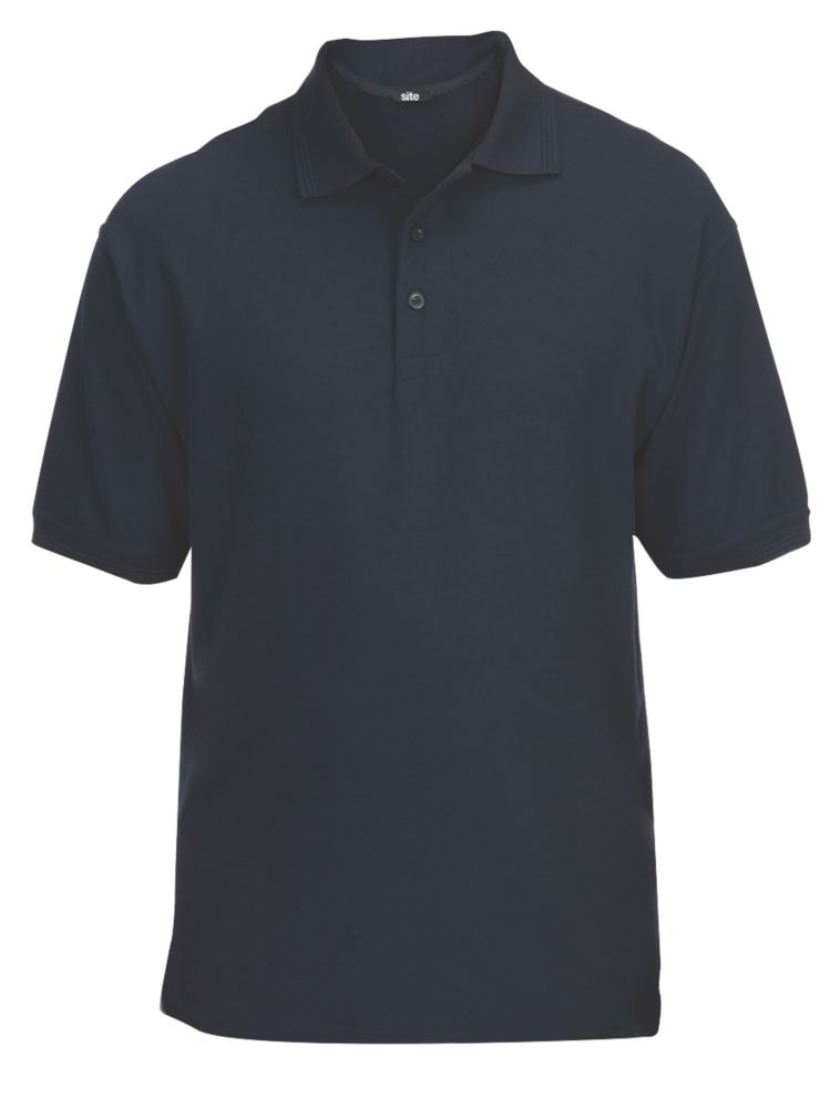 Polo Site Tanneron bleu marine taille M 