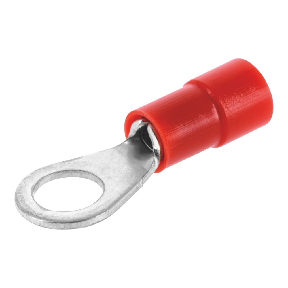 Cosses à sertir rouges isolées à œillet 8mm Klauke, lot de 100