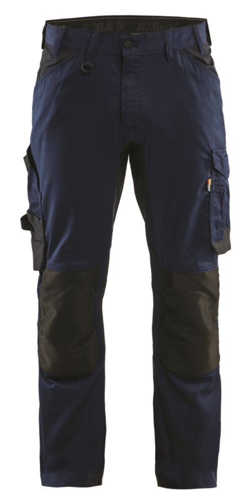 Pantalon de travail Blaklader bleu marine/noir taille 48 longueur 83 cm 