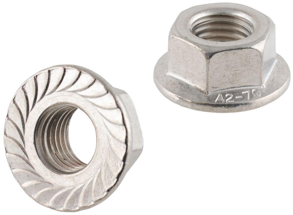 50 écrous à épaulement en acier inoxydable A2 Easyfix M16