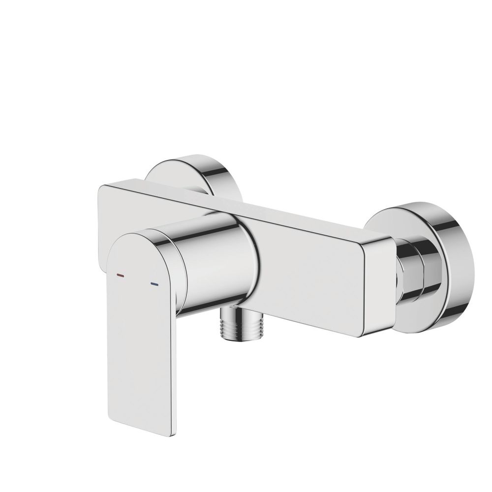 Mitigeur de douche exposé chromé Swirl Humber