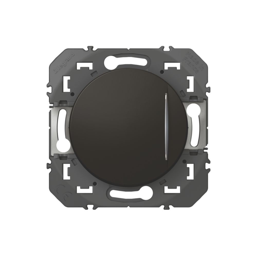 Va-et-vient lumineux 1 poste Dooxie noir Legrand