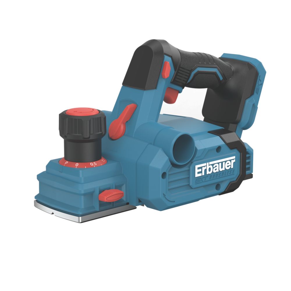 Rabot électrique sans fil brushless Erbauer ERI1108PLN 18V Li-Ion EXT - Sans batterie