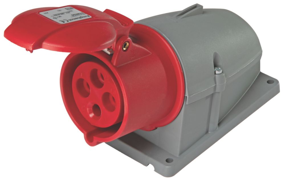 Prise fixe saillie 3P+E 32A 415V rouge IP44 ABB