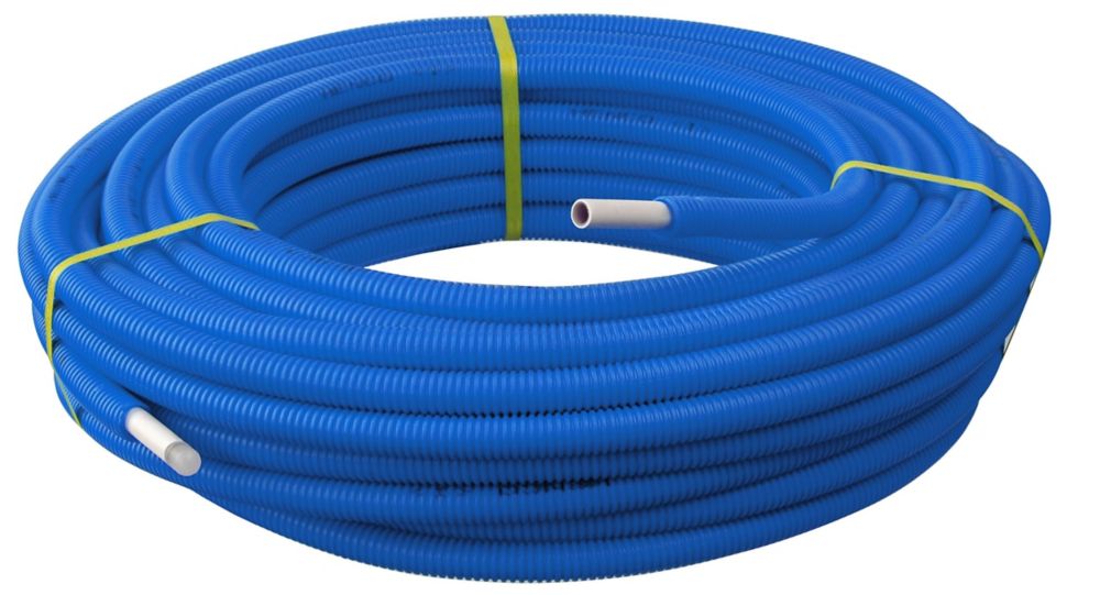 Tube multicouche enfichable Fixoconnect 20mm x 100m bleu