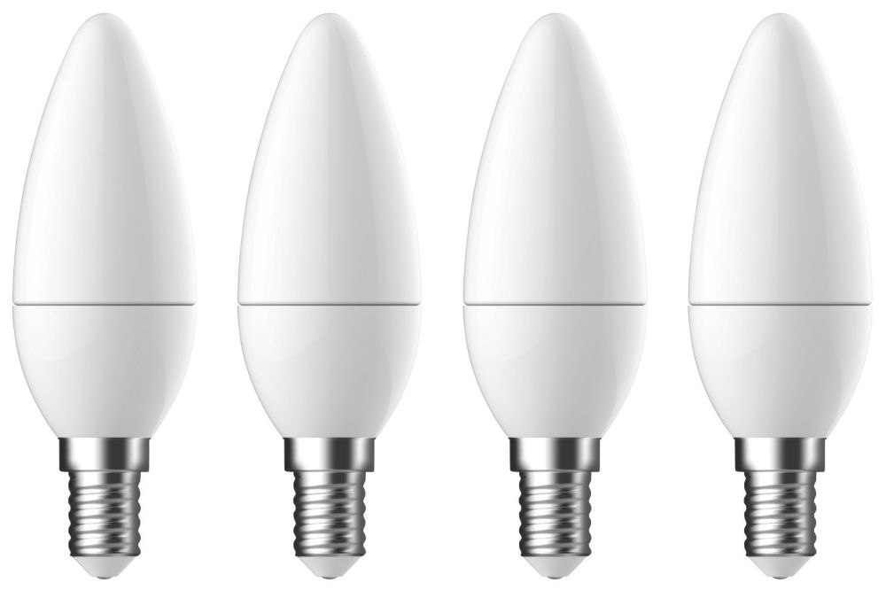 Lot de 4 ampoules LED bougie LAP DFRNCL2GDB E14 250lm 2,2W