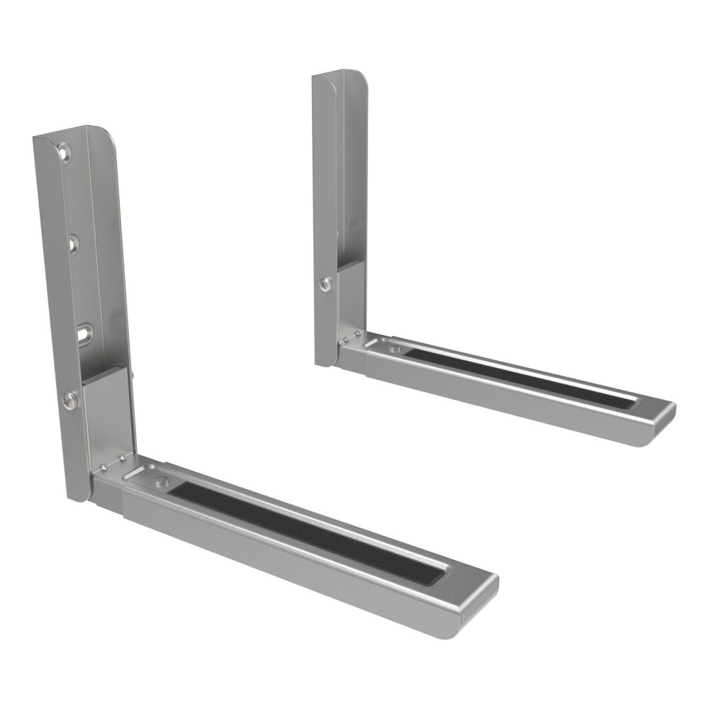 Lot de 2 supports de micro-ondes AVF en argent