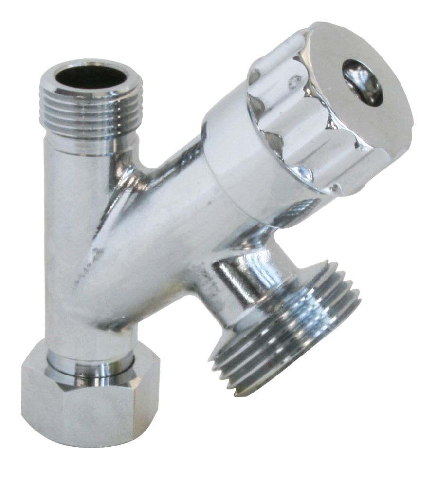 Soupape pour machine à laver Pronorm 12/17 - 3/8" x 20/27 - 3/4"