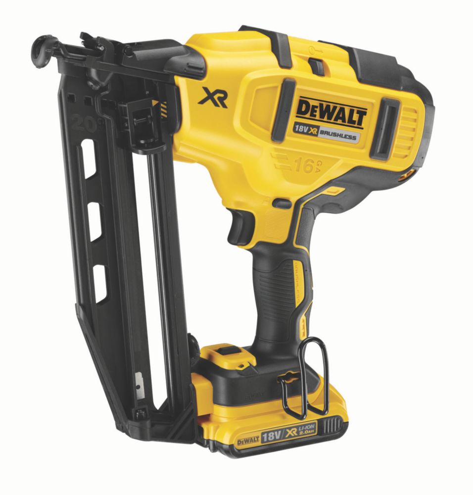 Cloueur de finition sans fil brushless DeWalt XR DCN660D2-QW 63mm 18V Li-Ion 2 x 2Ah, 1 chargeur + 1 coffret