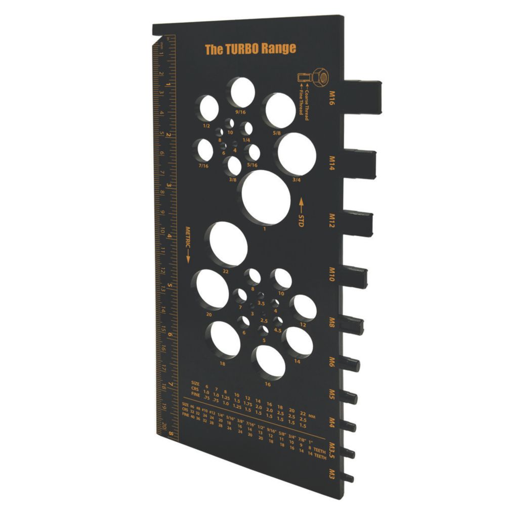 TurboGold Gabarit à vis en plastique