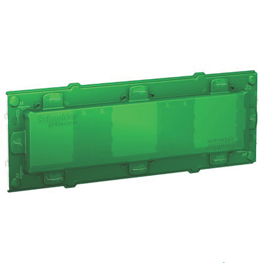 Support de fixation 3 postes 6/8 modules Unica Noir Schneider