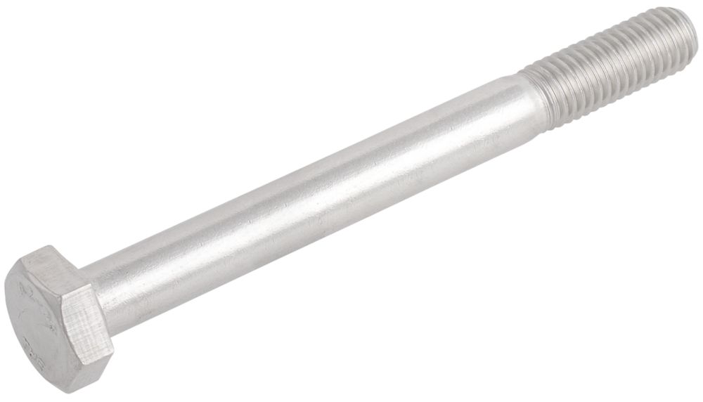 Vis à métaux en acier inoxydable filetés A2 Easyfix M10 x 100mm, lot de 10