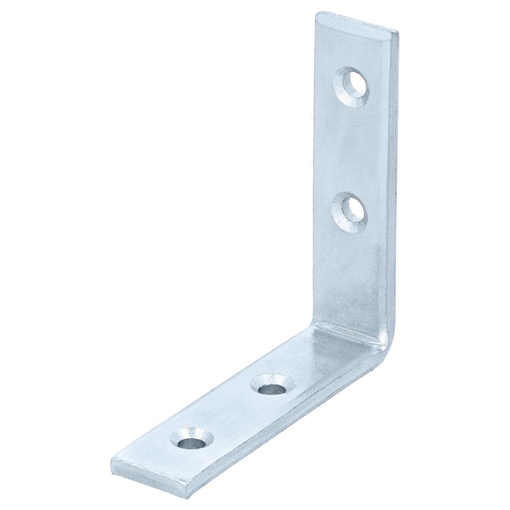 Équerre de fixation galvanisée Suki 20 x 80mm, lot de 10