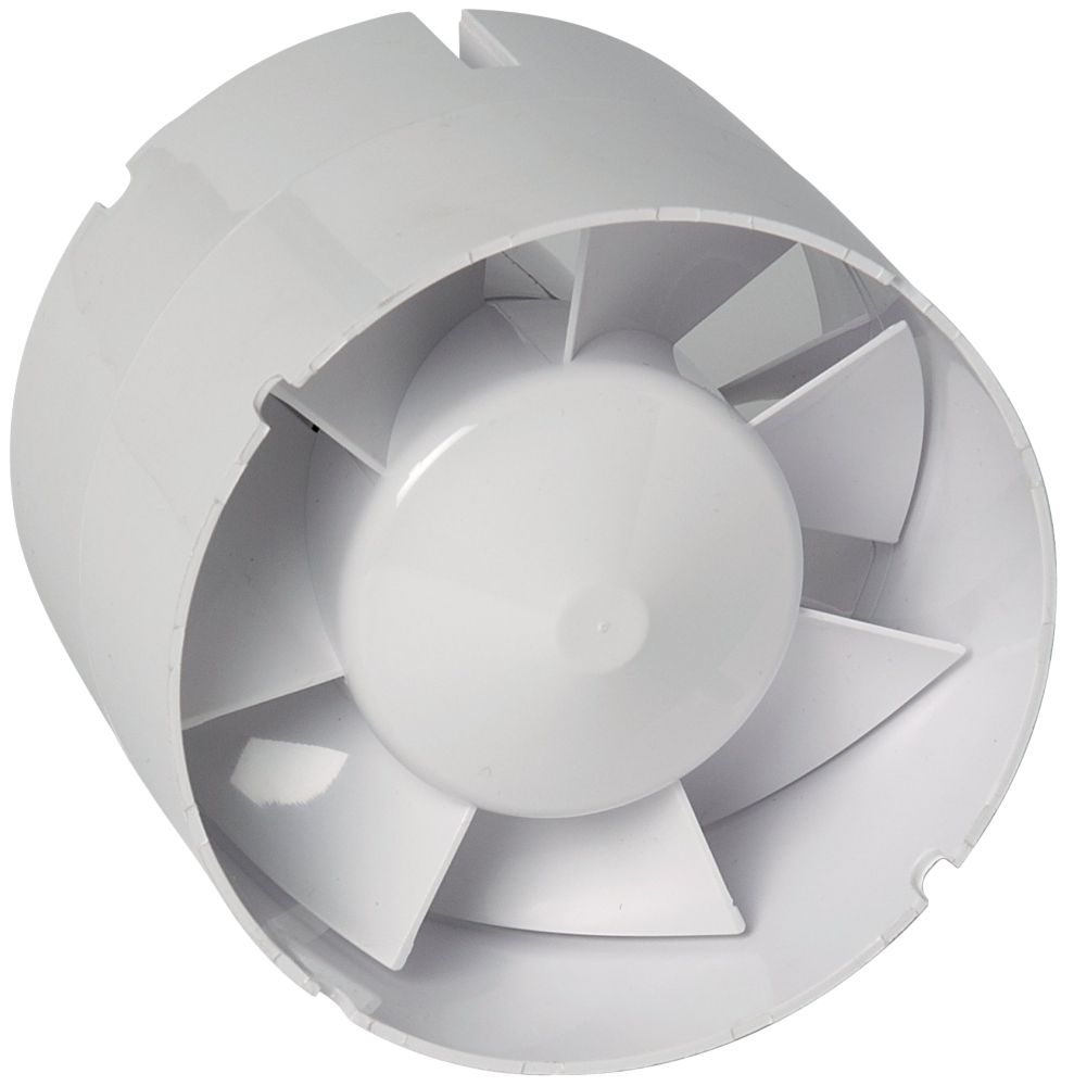 Ventilateur-extracteur de salle de bains 100mm blanc 230V