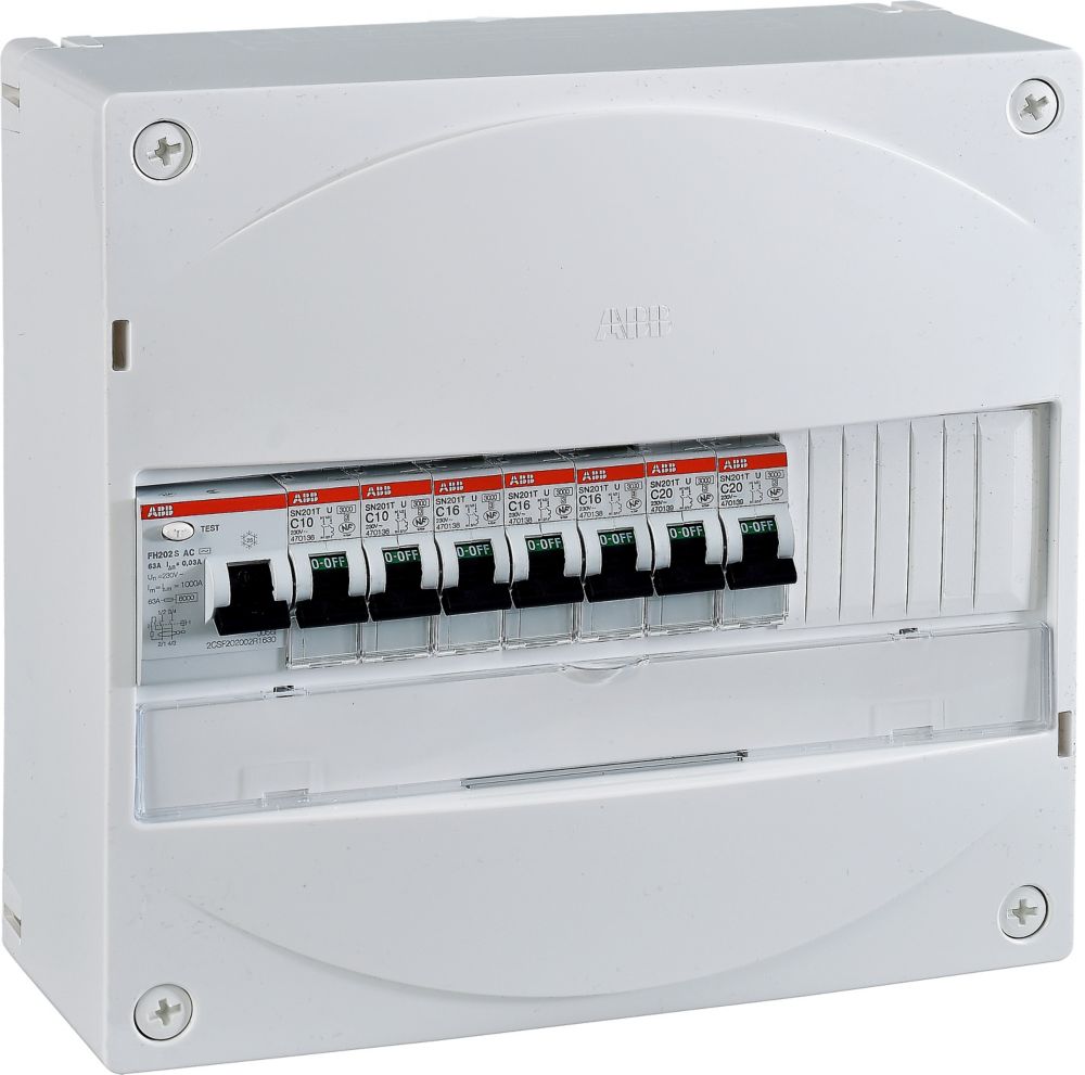 Tableau électrique pré-équipé 1 rangée 13 modules ABB