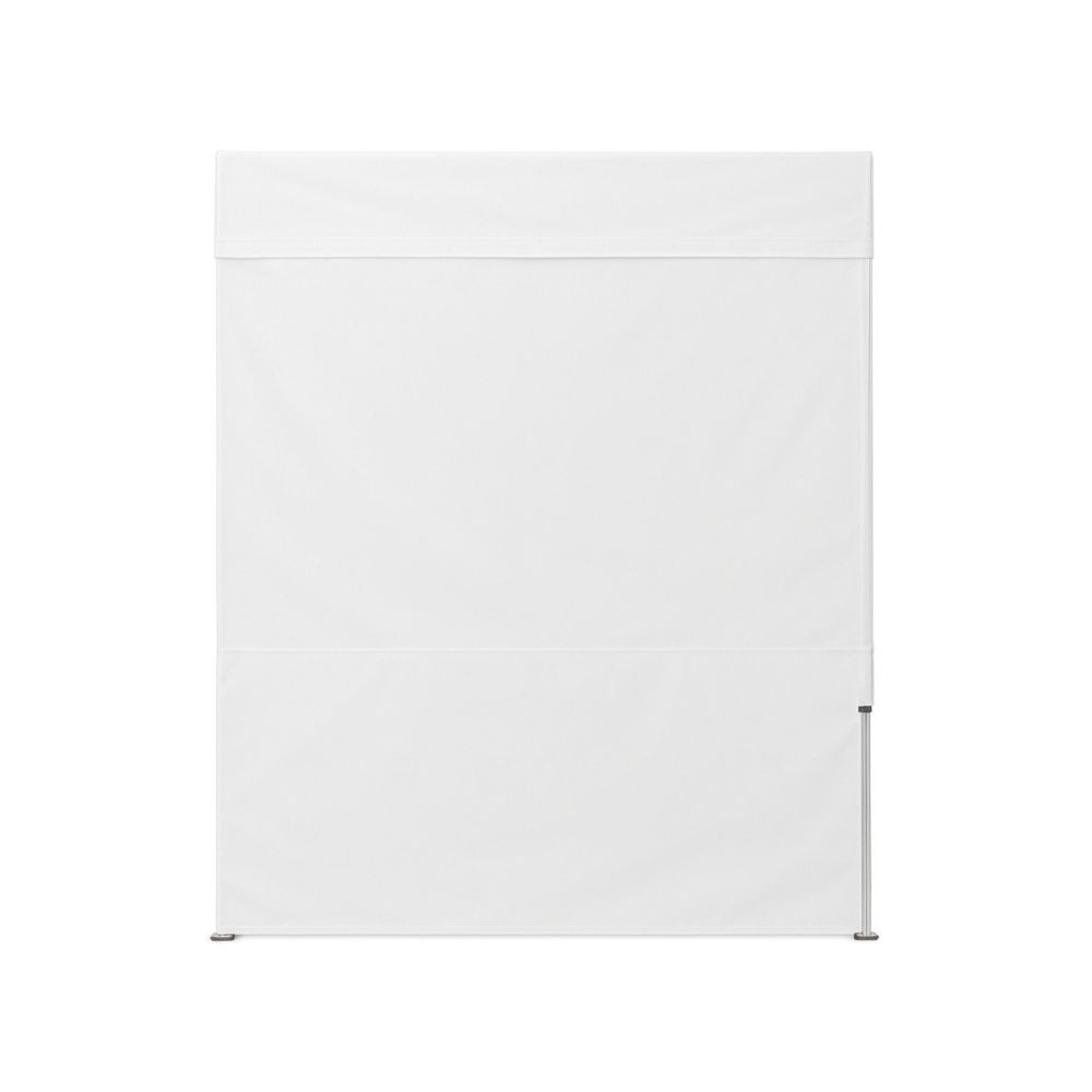 Rideaux en toile acrylique blanche Taravello 3m x 1,95m, 4 pièces