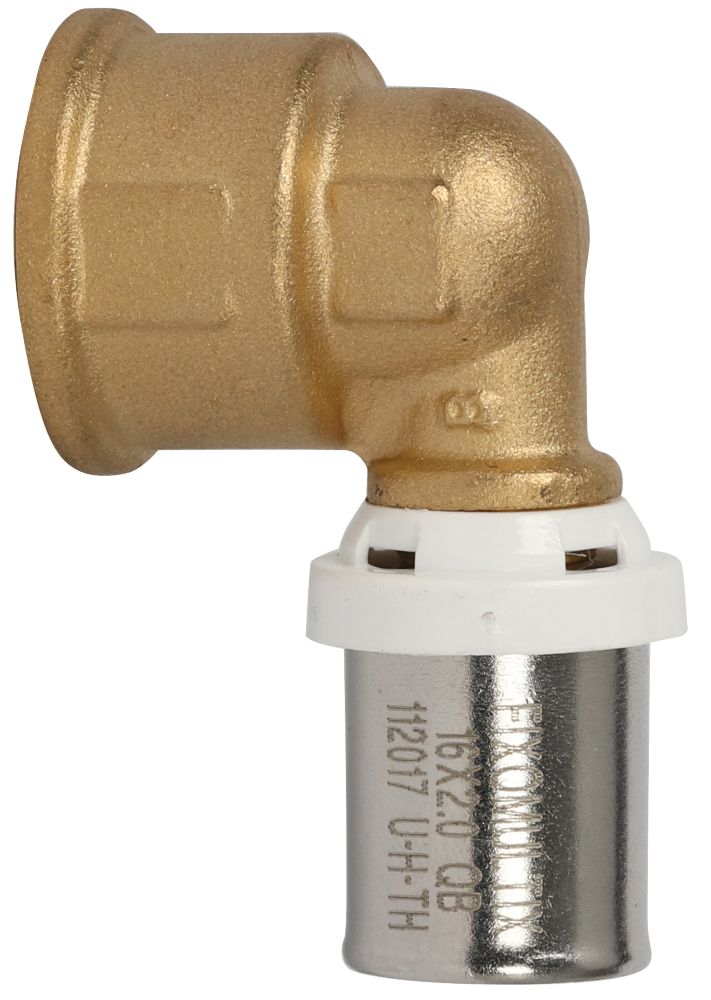Coude femelle multicouche à sertir 16mm x 15/21 - 1/2" Fixoconnect