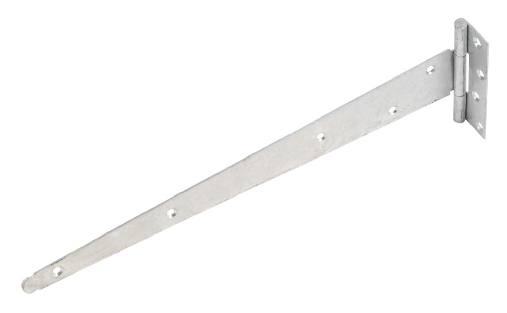 Lot de 2 charnières en T à usage moyen de couleur naturelle 375mm