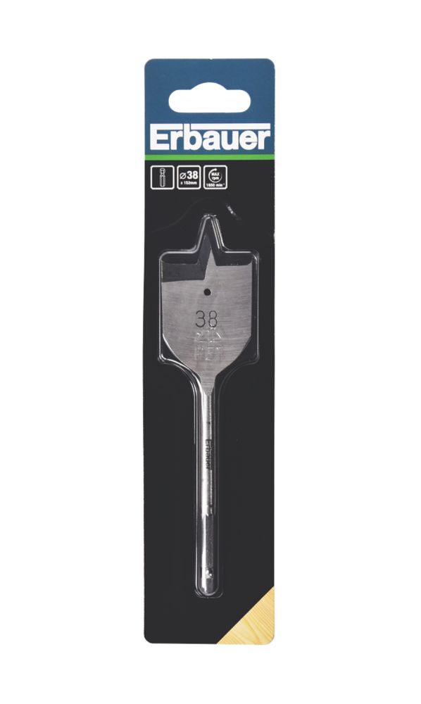 Set 17 Mèches Plates Bois 11-38 Mm Tige Hexagonale – Forets à Bois Pour Perceuse