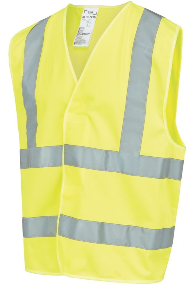 Gilet haute visibilité Site Rushton jaune taille S / M